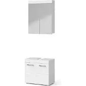 Vicco Badmöbel-Set Luna Weiß 2 Teile, Model 38779