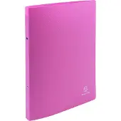 Exacompta Ringbuch 2 Ringe Polypropylen DIN A4 Rosa 25 Stück