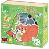 Vilac Holzspielzeug Magneten Garten Set - 20 Stück magnetisches Spielzeug