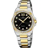 Candino Damen Analog Uhr Elegance Elegant Edelstahl Armbanduhr silber gold UC4752/3