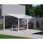 Canopia Aluminium Terrassenüberdachung Olympia Weiß 295x546x305 cm
