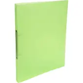 Exacompta 54163E 25x Ringbuch aus PP 500μ mit 2 Ringen 15mm, Rückenbreite 20mm, Chromaline, 32x25cm für DIN A4 - Grün