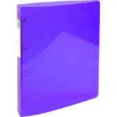 Exacompta Ringbuch 4 Ringe Polypropylen A4 Maxi Lila 10 Stück