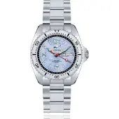 Chris Benz - Taucheruhr-Armbanduhr - ONE MEDIUM 200M - CBM-H-MB-SI