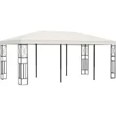 Syfax Pavillon 3×6 m Creme Stoff