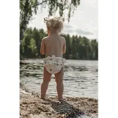 Lindberg Daisy Baby Badewindel, Offwhite/Pink, 6-9 kg
