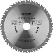 Wolfcraft 6737000 Kreissägeblatt Für Holz 210 Mm