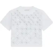 GUESS T-Shirt J6GI05 K6YW4 Weiß Boxy Fit