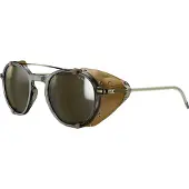Julbo - Sonnenbrille - Legacy Gris Clair/Or Spectron 3 Polarized aus Leder - Braun
