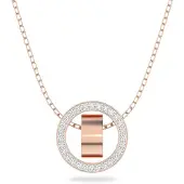 Swarovski Halskette - Hollow Necklace rose gold-tone plated - Gr. unisize - in Quarz - für Damen