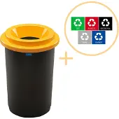 Plafor - Eco Abfallbehälter 50L - Recycling - Gelb