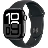 Apple Watch 10 42mm GPS Alu Sport S/M diamantschwarz/schwarz