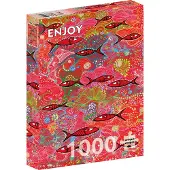 Enjoy Puzzle Puzzle, 1000 Teile, Enjoy – Deep Red