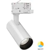 Braytron 3-Phasen LED Schienenstrahler 15W 3CCT 3000-6000K weiß dreh- und schwenkbar Spot