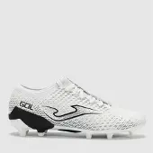 Joma Herren - Gol 25 FG Fußballschuhe für Fester Boden - Weiß/Schwarz