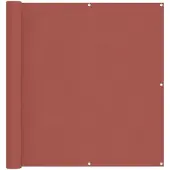 vidaXL Balkonsichtschutz Terrakotta 110 x 700 cm Oxford-Stoff