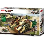 Sluban Army Bauset - Gepanzertes Kampf-Fahrzeug mit Minifiguren