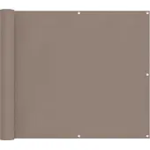 vidaXL Balkonsichtschutz Taupe 100 x 300 cm Oxford-Stoff