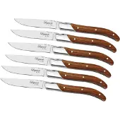 Laguiole by Hâws Laguiole Steakmesser Rosenholz 6 Stück.