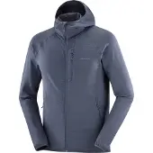 Salomon - Leichte Stretch-Fleecejacke mit Reißverschluss &ndash; Herren &ndash; Sntial Lightwarm Hd M Blue Nights - Sntial Lightwarm Hd M Blue Nights