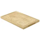 Genware Servierplatte Aus Eichenholz 34 x 22 x 2 Cm