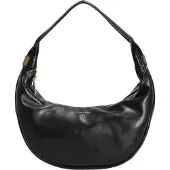 Calvin Klein Handtasche Pinched Soft Crescent Lg LV04F3009G Schwarz