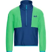 Jack Wolfskin - Kid's Colorblock Taunus Halfzip - Fleecepullover Gr 152 grün/blau