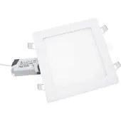 Silamp LED-Strahler Extra Flach Quadratisch Weiß 24W - Warmweiß 2300K - 3500K