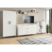Per la vita Wohnzimmermöbel-Set Lund, Skandinavischer Stil
