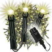 Nipach LED Cluster Büschel Lichterkette 500er warmweiß Timer 15m außen BA11366