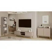 MELIMEBLE Wohnzimmer-Set Bolea"A" - Macchiato