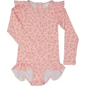 Geggamoja UV-Badeanzug, Pink Leo, 122-128