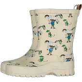 Geggamoja Gummistiefel Pippi Langstrumpf, Beige, 27, Kindergummistiefel, Kinderstiefel, Gummistiefel kinder, Kids