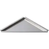 Dalsys Duschablage ohne Bohren 205mm x 205mm Befliesbar Edelstahl Silber