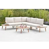Merxx Gartenliege »Deckchair«, LxB: 154 x 67 cm, max. Belastung: 100 kg - grau