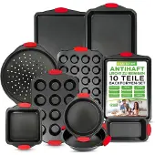 Nutrichef 10-teiliges Backformen Set