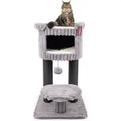 Canadian Cat Company Kratzbaum Stanley · grau · 68 x 68 x 119 cm