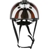 Crazy Safety Fahrradhelm für Kinder | Brauner US Football | | EN1078