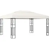 The Living Store Pavillon 3×4 m Creme Stoff