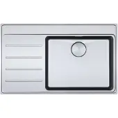 Franke Mythos Flächenbündig Edelstahlspüle MYX 211-86 A Druckknopf Edelstahl ab 60 cm 127.0642.000 - inkl.