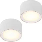 Nordlux 2er Set | Fallon | Aufbaustrahler | Weiss/Weiss