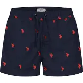 U.s. polo assn. . Herren Badeshorts mit Allover-Logo-Design