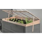Konsta Frühbeetaufsatz für Hochbeet 209x109 cm douglasie