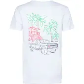 Petrol Industries Shirt in Weiß/ Bunt | Gr.: 128