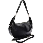 Isabella Rhea Schwarz Rindsledertasche