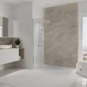 Schulte Duschrückwand DecoDesign ExpressPlus Sandstein-Braun 255 x 150 cm EP1901525 553