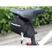 System-S Fahrrad Sattel Tasche Werkzeugtasche Schwarz