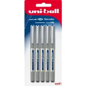Faber-Castell Tintenroller Free Ink, Strichstärke 0,4 mm, Minen-Ø 0,7 mm, Schreibfarbe blau, dokumentenecht, Recycling-Kunststoff/Metall, 5 Stück