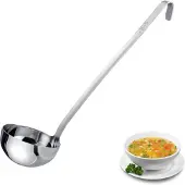 Westmark Sch√∂pfkelle Pro ‚Äì Kleine Edelstahl Suppenkelle für die Profi-Küche‚Äì Sch√∂pfl√∂ffel für Saucen, Dressings & Co ‚Äì Silber, √ò 11 cm, 350 ml