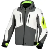 Macna Angle Grau Gelb s Textile Waterproof Jacke Größe 3XL